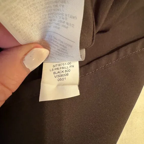 NWT Banana Republic Long-Sleeved Knee-Length Floral Dress with Tied Waist - Picture 10 of 11